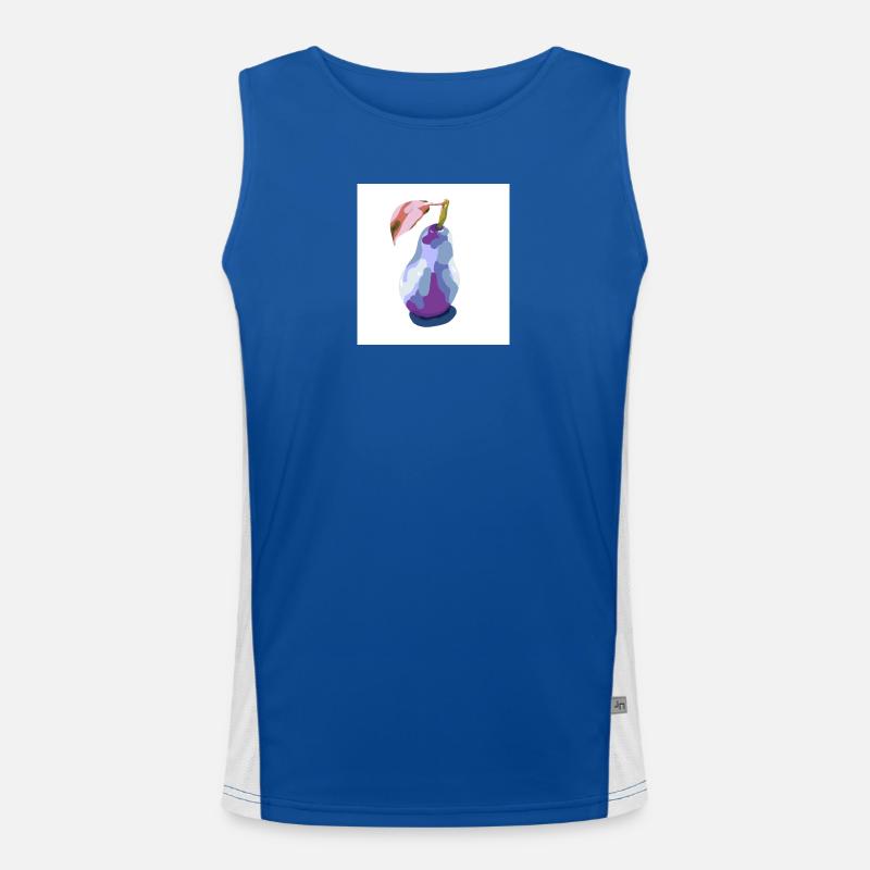 Pear in Pastels Abstract Men's Functional Contrast Tank Top 
