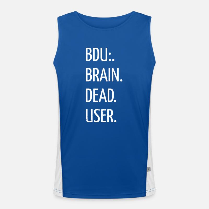 quote white hat hacking security vulnerabilities Funktionelles Kontrast-Tank Top für Männer 