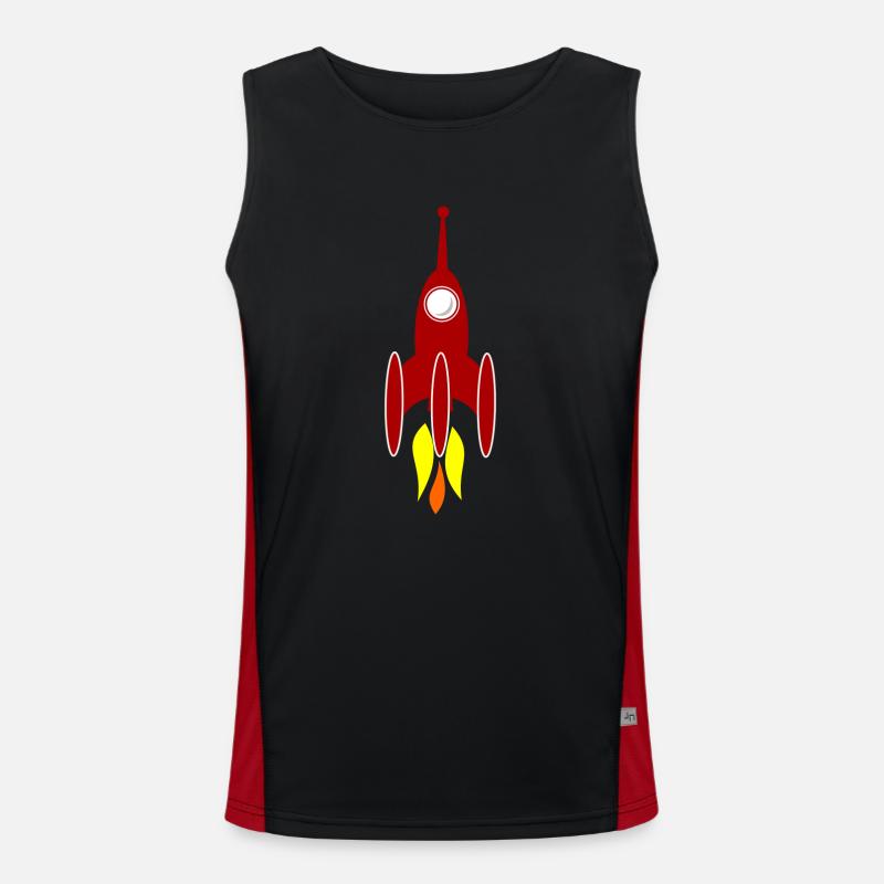 rocket Men's Functional Contrast Tank Top 