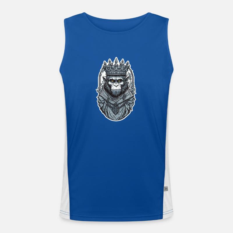 King Monkey Men's Functional Contrast Tank Top 