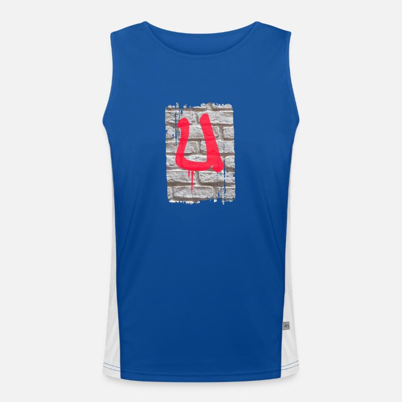 mauer u Funktionelles Kontrast-Tank Top für Männer 