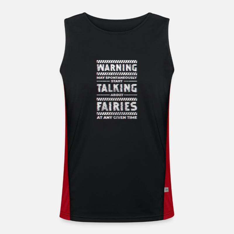 Fee Träume Mädchen Tochter Funktionelles Kontrast-Tank Top für Männer 