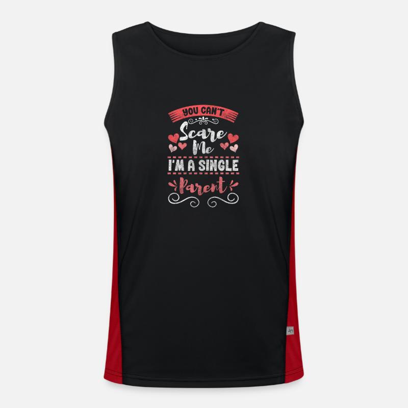 Parents Children Responsibility Men's Functional Contrast Tank Top 