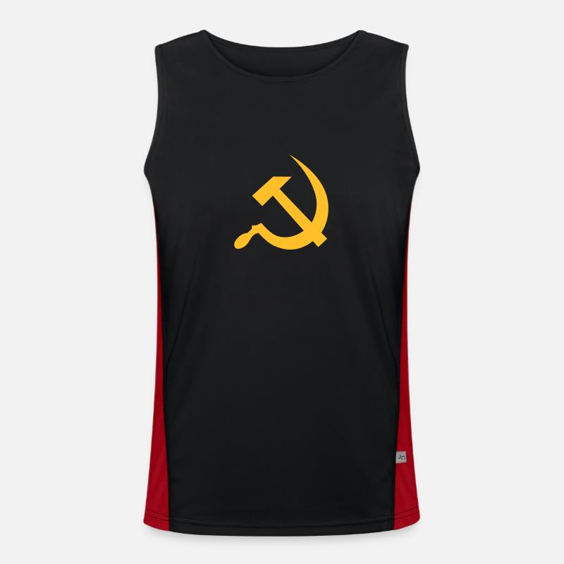 Hammer & Sickle Men's Functional Contrast Tank Top 