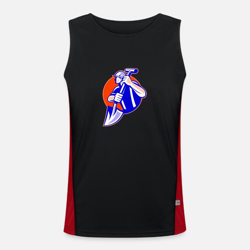 worker Men's Functional Contrast Tank Top 