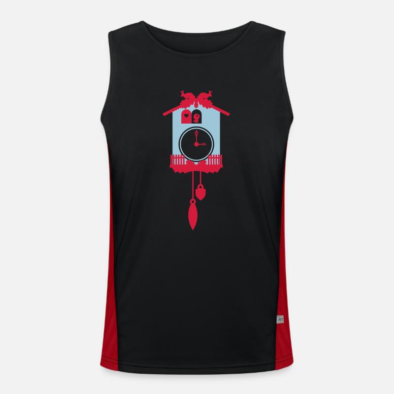 Kuckuck Funktionelles Kontrast-Tank Top für Männer 