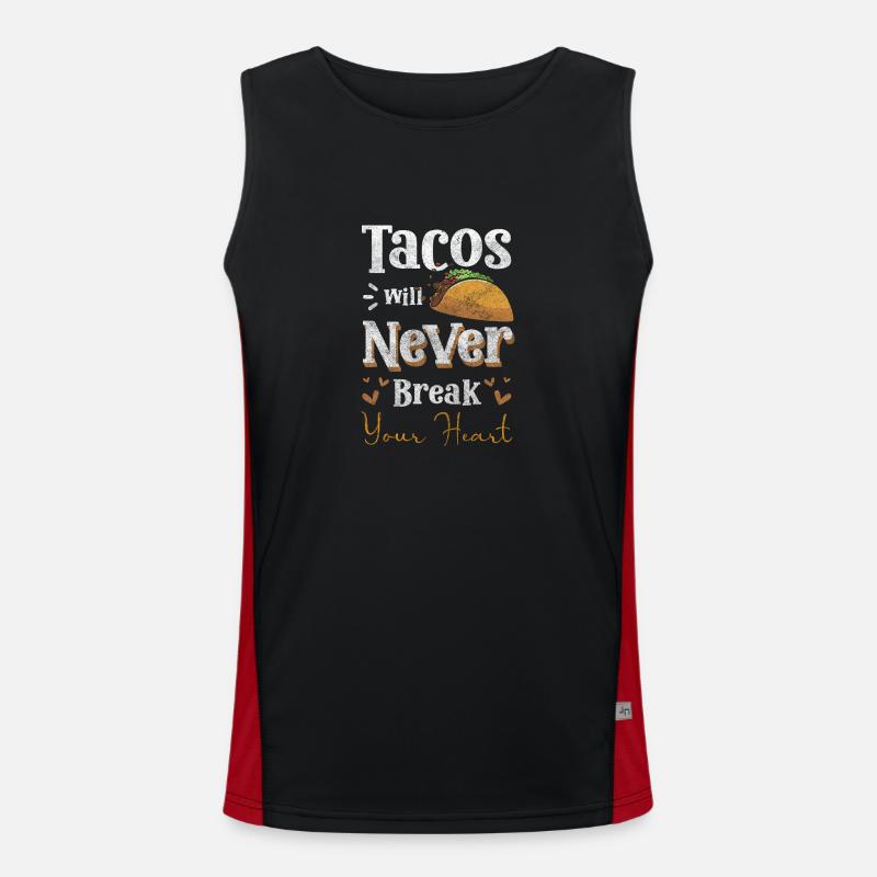 Célébrations espagnoles de tacos Débardeur respirant contrasté Homme 