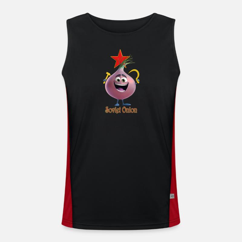 SovietOnion Funktionelles Kontrast-Tank Top für Männer 