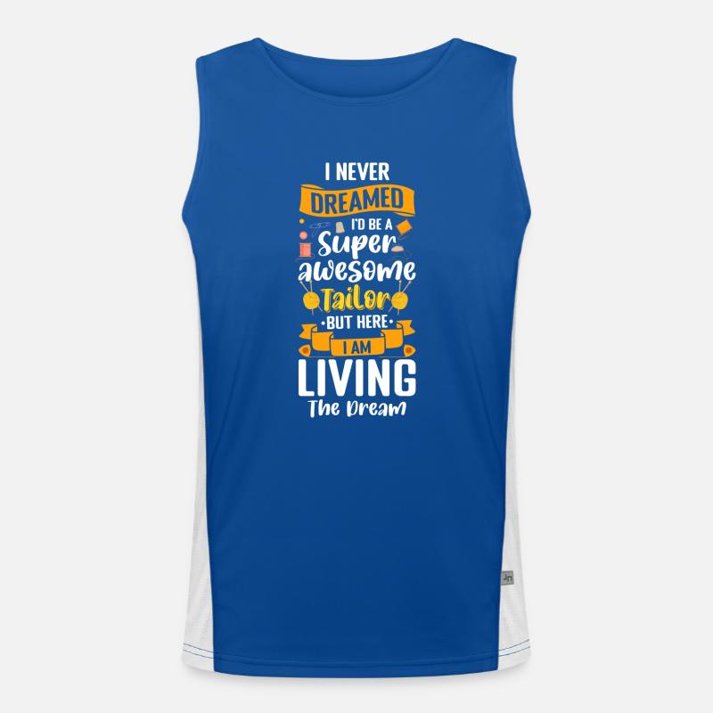 Tailor Suit Men's Functional Contrast Tank Top 