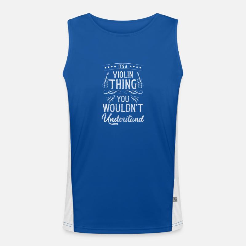 Violin Concerto Classical Symphony Men's Functional Contrast Tank Top 
