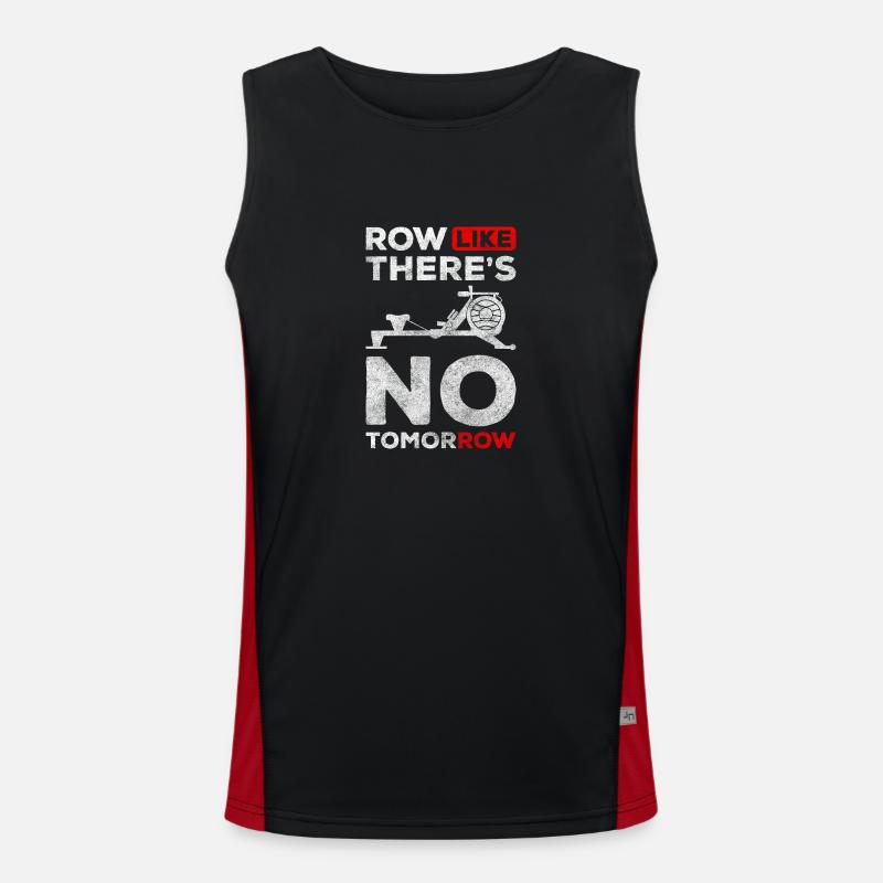 Rudergerät Trainer Hardcore Funktionelles Kontrast-Tank Top für Männer 