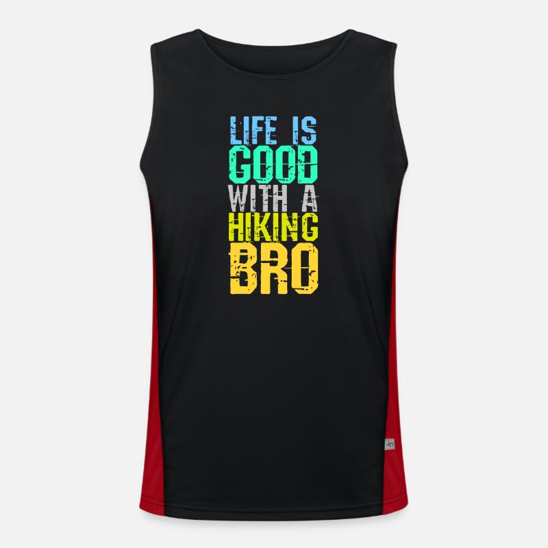 Via Ferrata Statement Hikers Hiking Hike Men's Functional Contrast Tank Top 