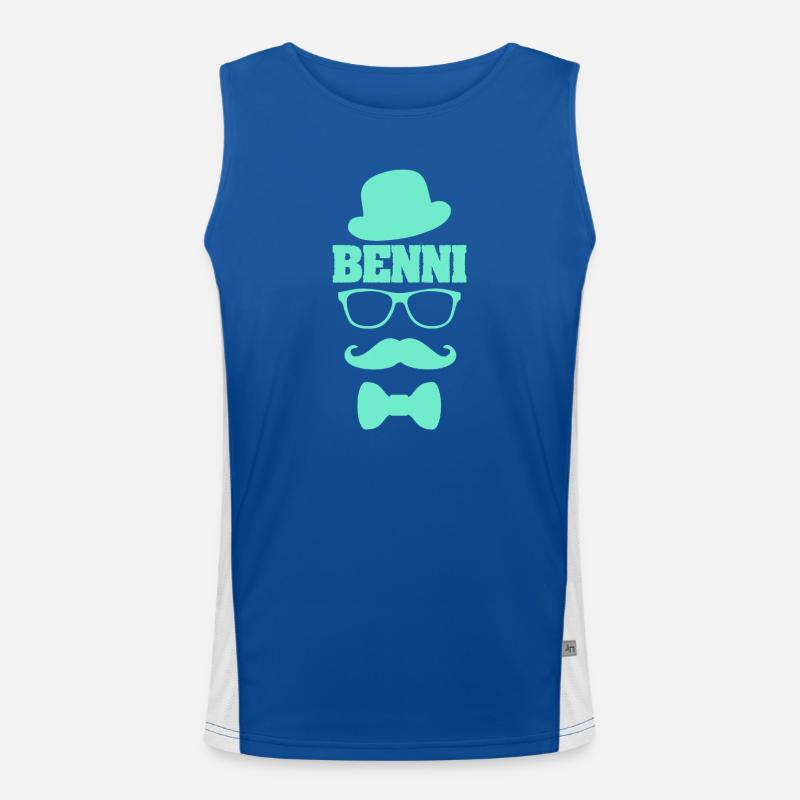 Benni comme prénom Débardeur respirant contrasté Homme 