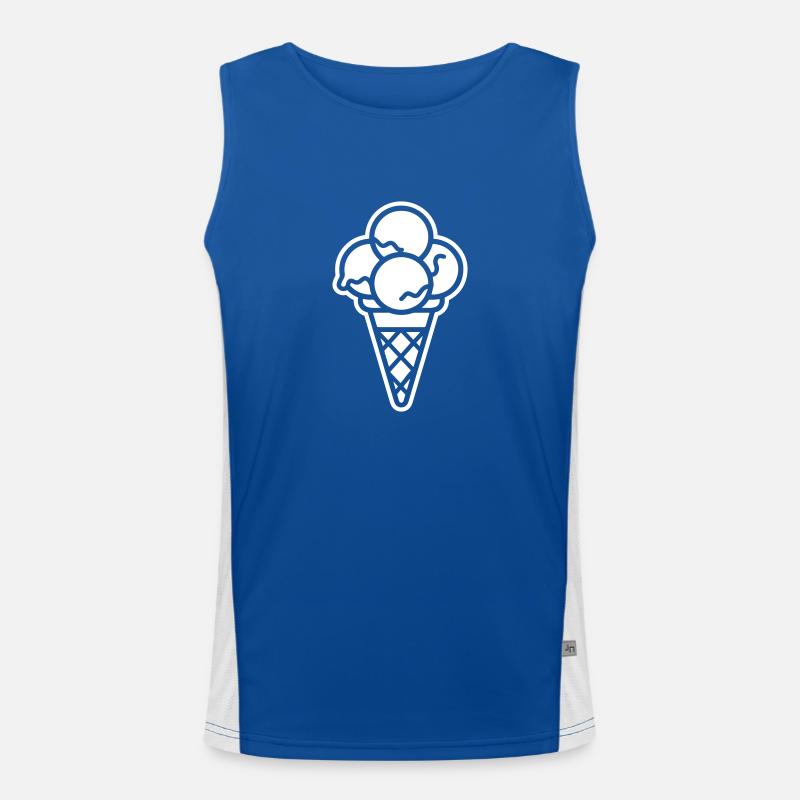 Glace à la crème Eis Débardeur respirant contrasté Homme 