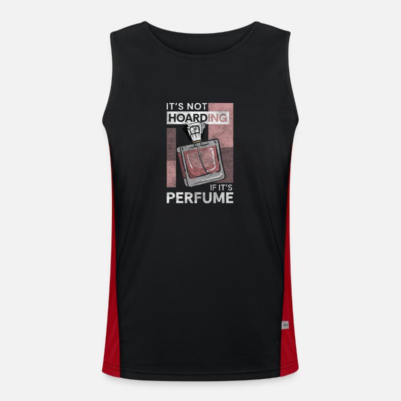 Flacon de parfum Soin du corps Spray parfumé Débardeur respirant contrasté Homme 