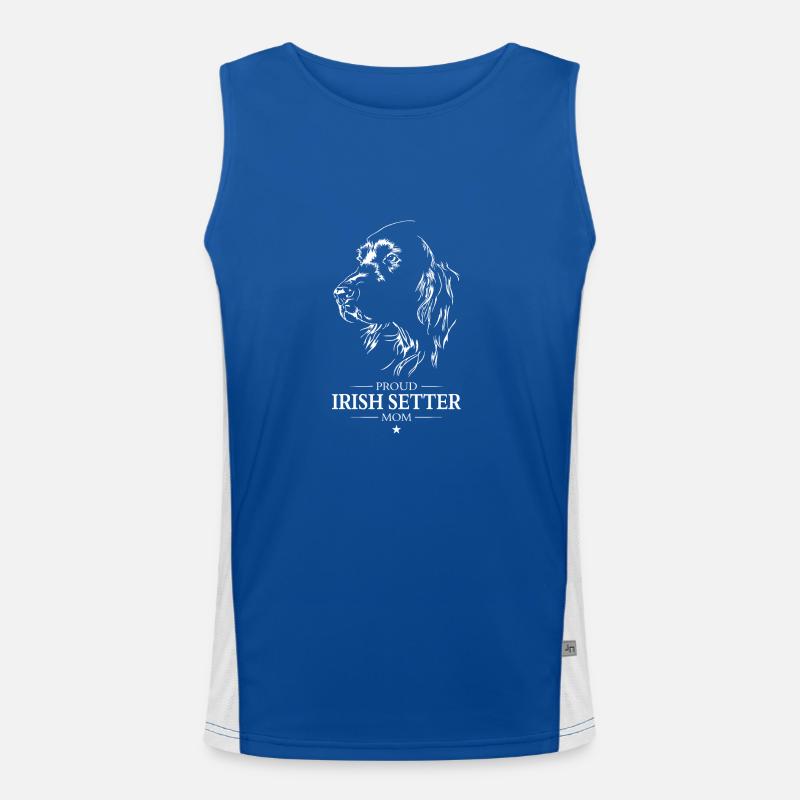 Irish Setter Mom Hunde Hund Wilsigns Funktionelles Kontrast-Tank Top für Männer 