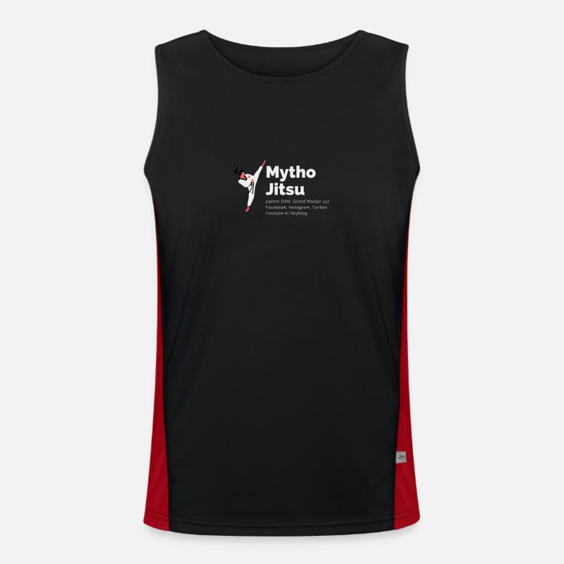 Mytho Jitsu Taekwondo Débardeur respirant contrasté Homme 