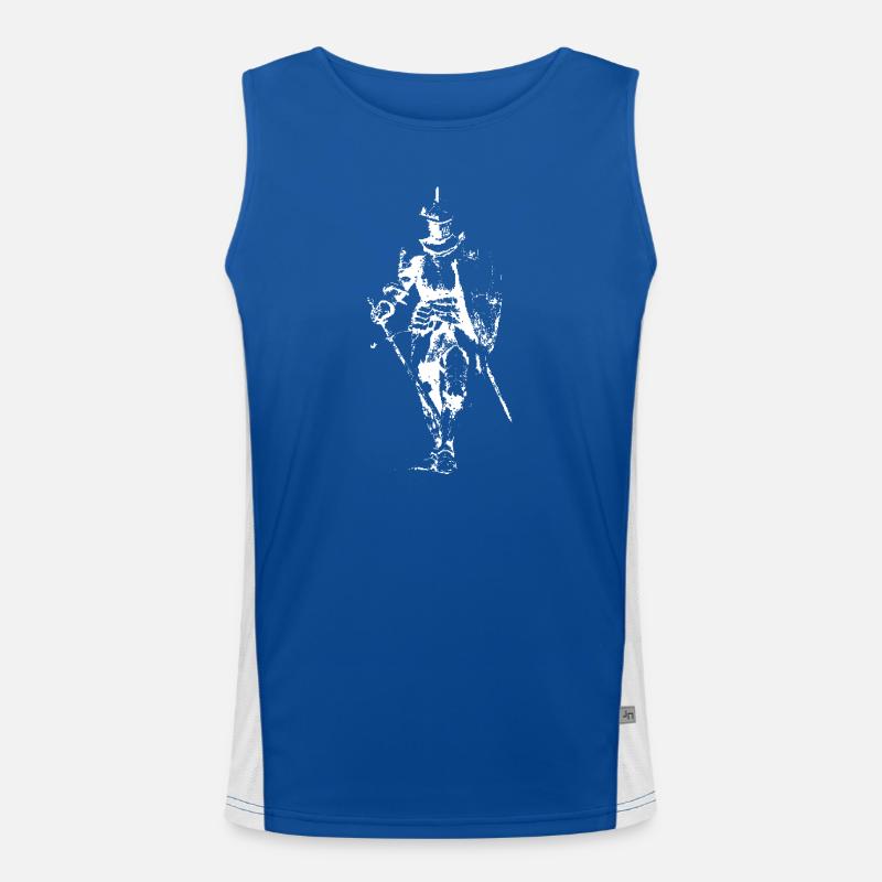 Silhouette du Chevalier Noir Débardeur respirant contrasté Homme 