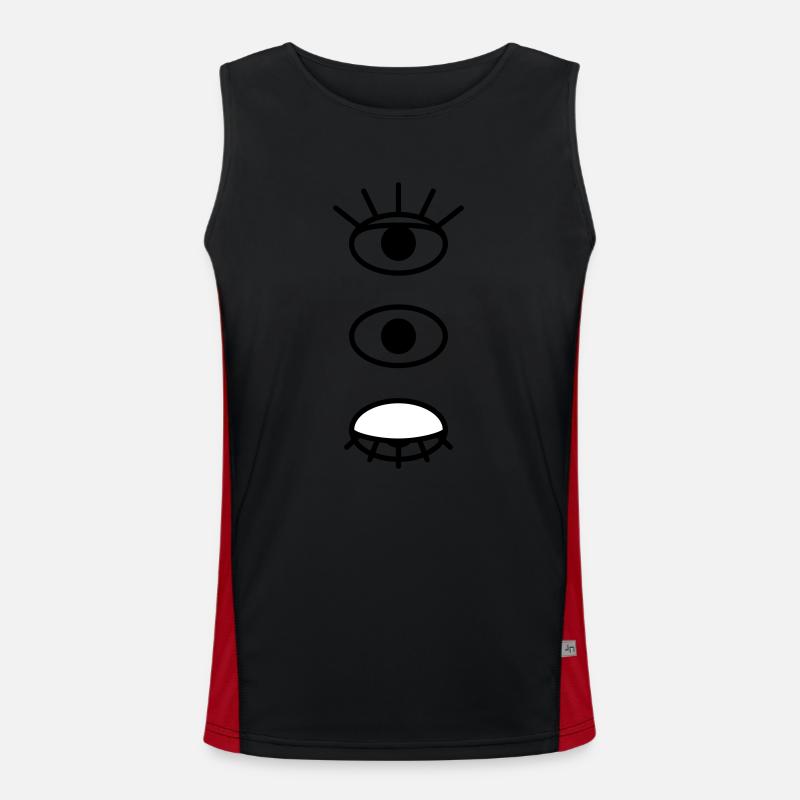 Eyes Men's Functional Contrast Tank Top 