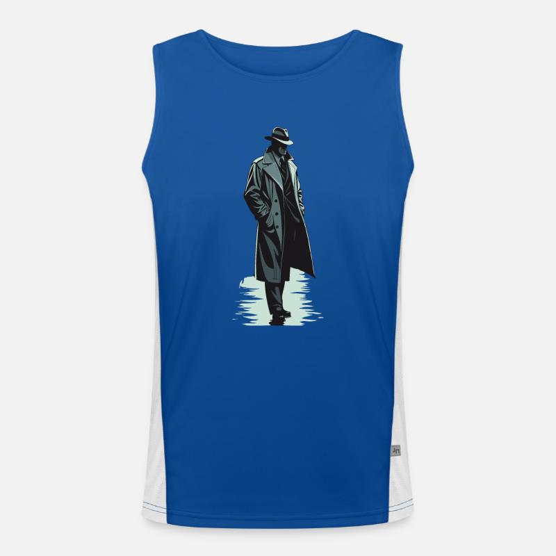 MYSTERY SOLVER Men's Functional Contrast Tank Top 