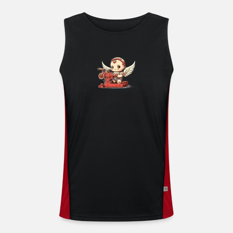 cupid Men's Functional Contrast Tank Top 