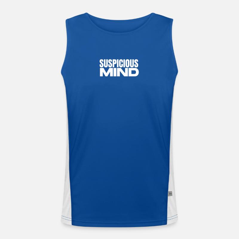 Suspicious Mind Men's Functional Contrast Tank Top 