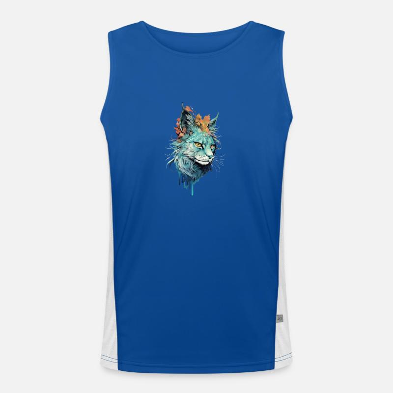 Thief Cat Men's Functional Contrast Tank Top 