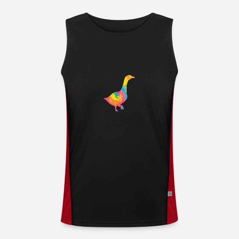 Gans Funktionelles Kontrast-Tank Top für Männer 