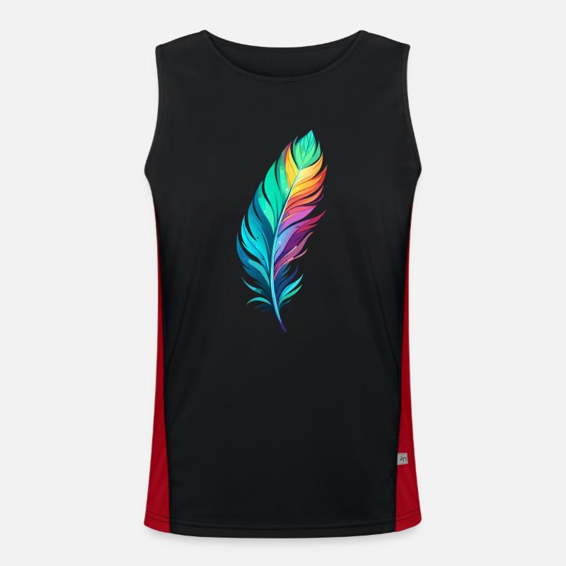 FEATHER Men's Functional Contrast Tank Top 