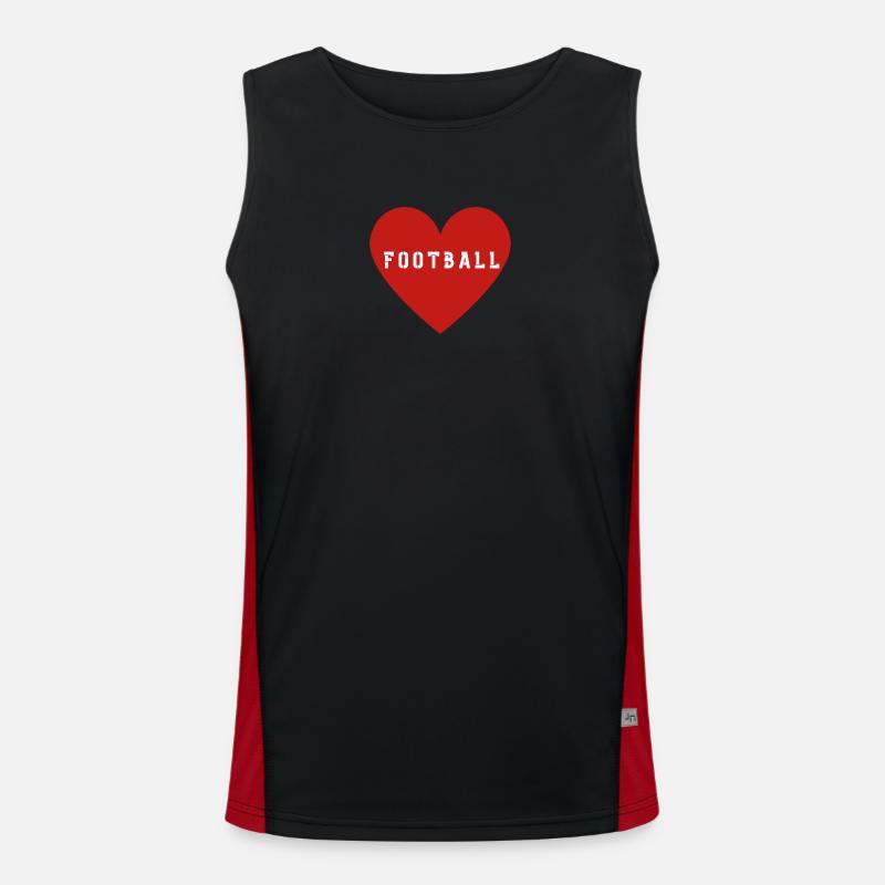 Fußball Funktionelles Kontrast-Tank Top für Männer 