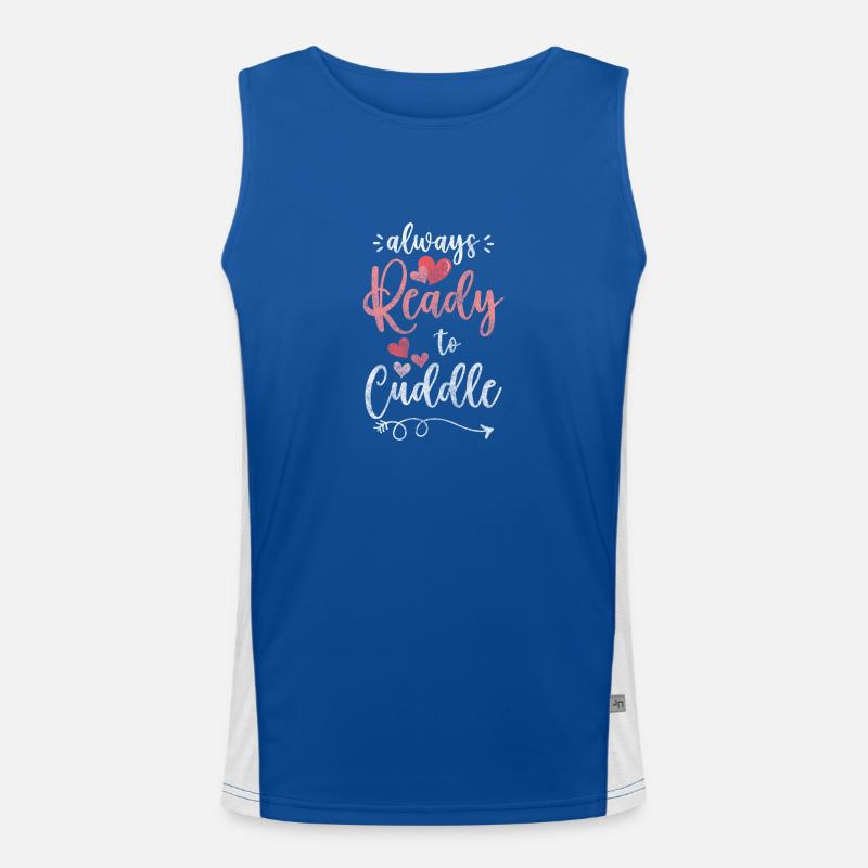 Relationship Partner Cuddly Men's Functional Contrast Tank Top 