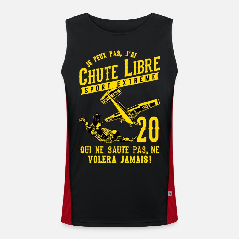 Freier Fall Extremsport 2020 Funktionelles Kontrast-Tank Top für Männer 