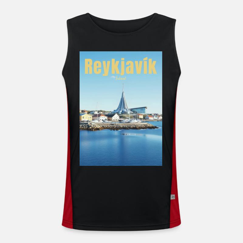 Reykjavík Men's Functional Contrast Tank Top 