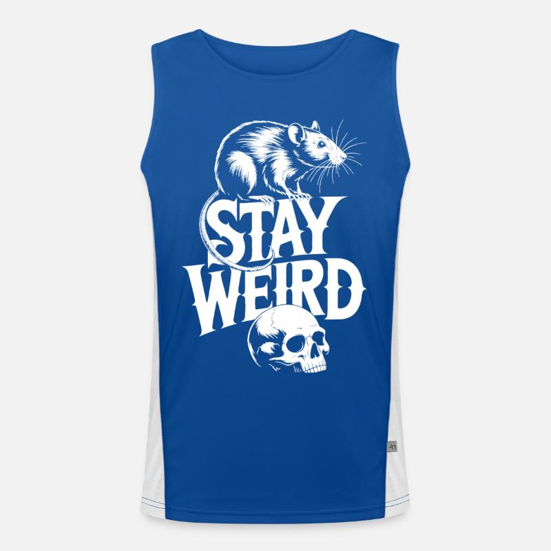 Reste Rat bizarre Débardeur respirant contrasté Homme 