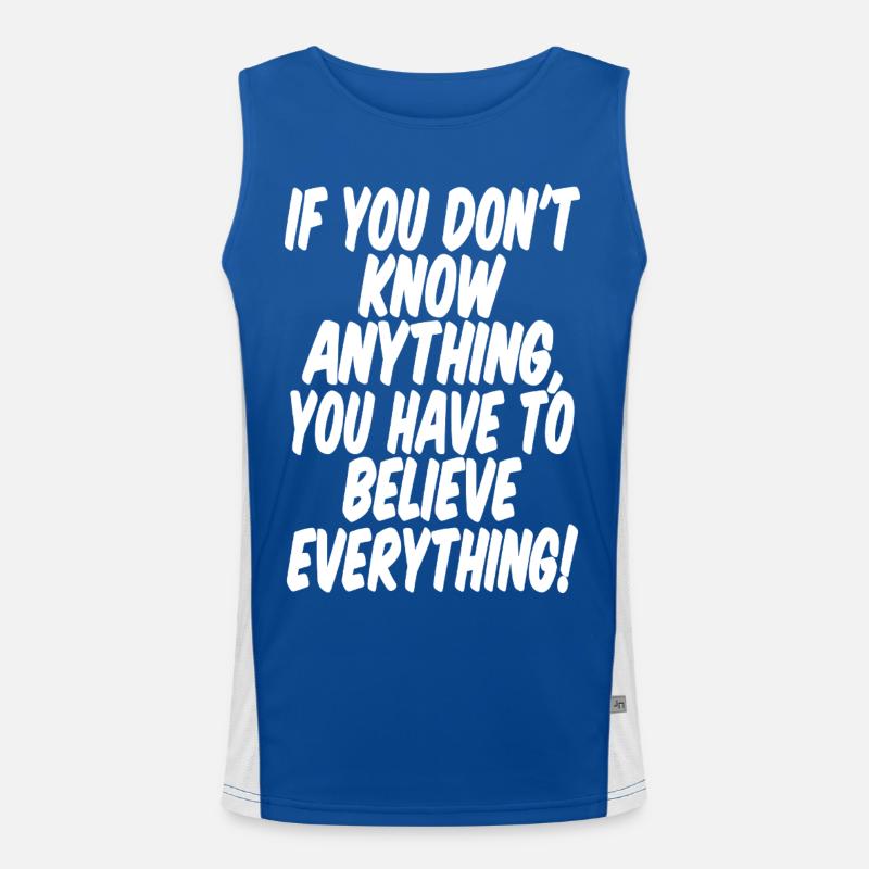Knowledge - The 5th Element of Hip-Hop Funktionelles Kontrast-Tank Top für Männer 