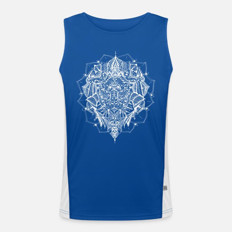 blanc Loewe Doodle Débardeur respirant contrasté Homme 