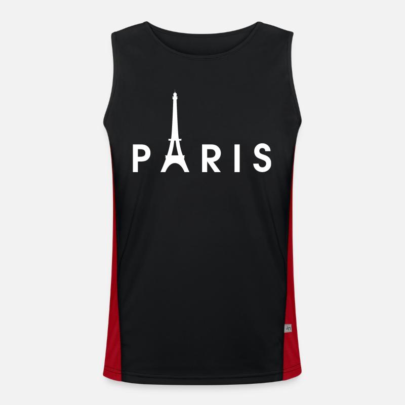 T-shirt Paris Débardeur respirant contrasté Homme 