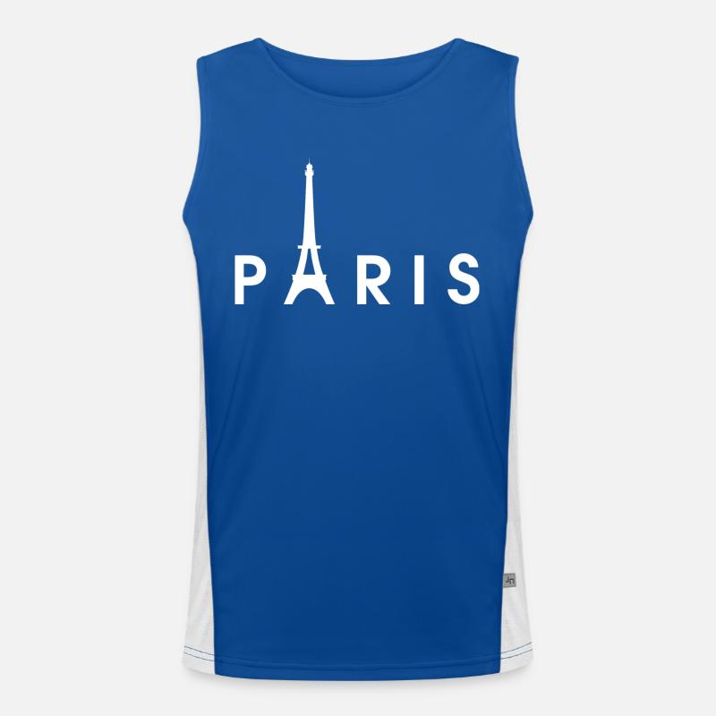 T-shirt Paris Débardeur respirant contrasté Homme 