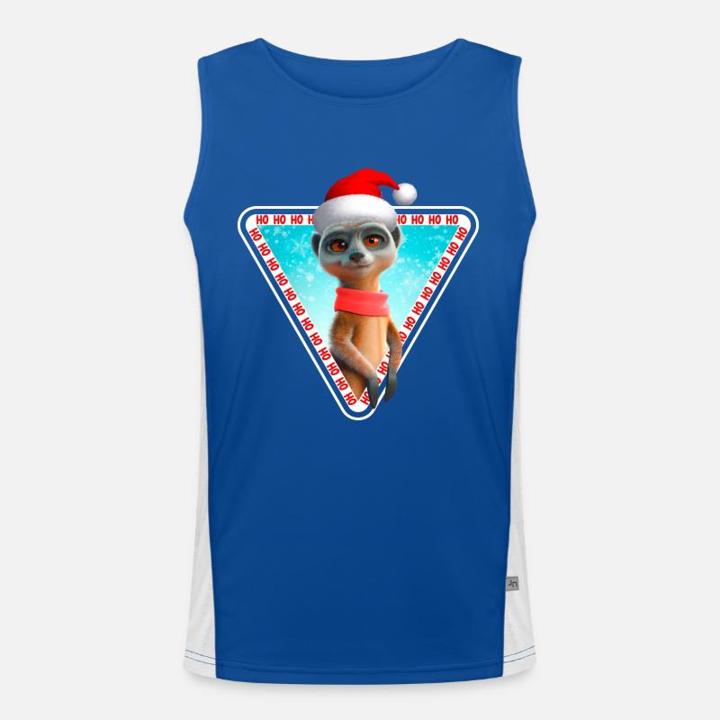 Suricate X-Mas Suricate de Noël Débardeur respirant contrasté Homme 