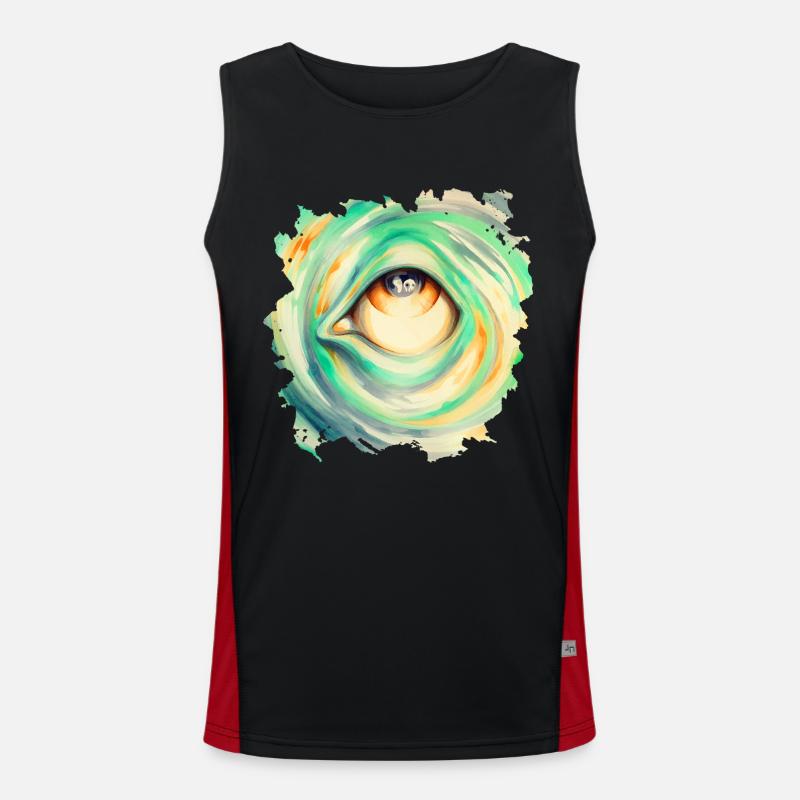 evil eye Men's Functional Contrast Tank Top 