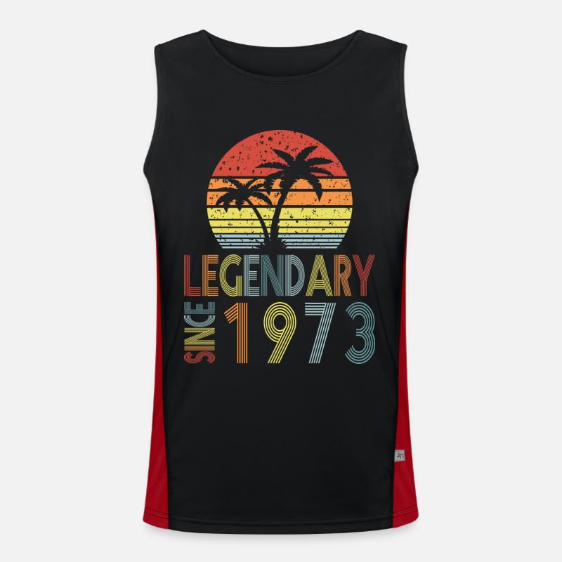 Legendary since 1973 Funktionelles Kontrast-Tank Top für Männer 