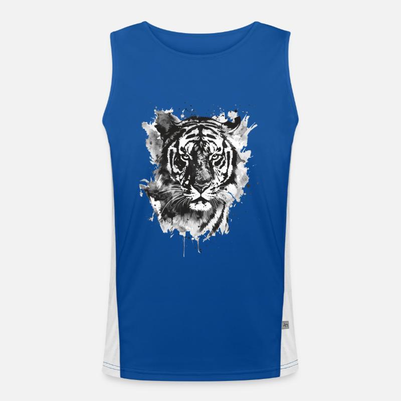 Tiger Men's Functional Contrast Tank Top 