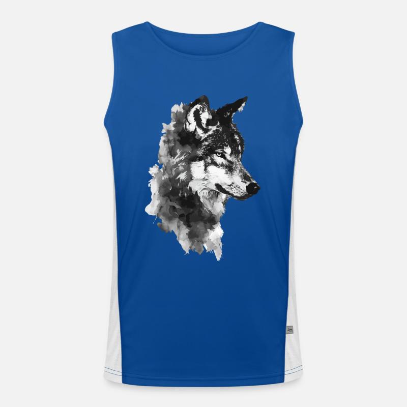 Wolf Men's Functional Contrast Tank Top 