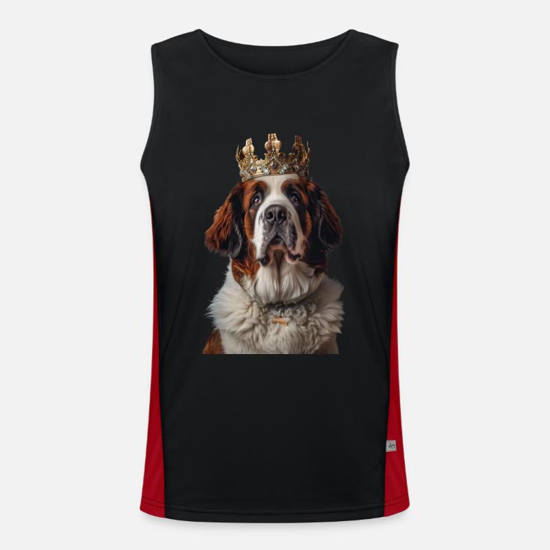 Bernhardiner Funktionelles Kontrast-Tank Top für Männer 