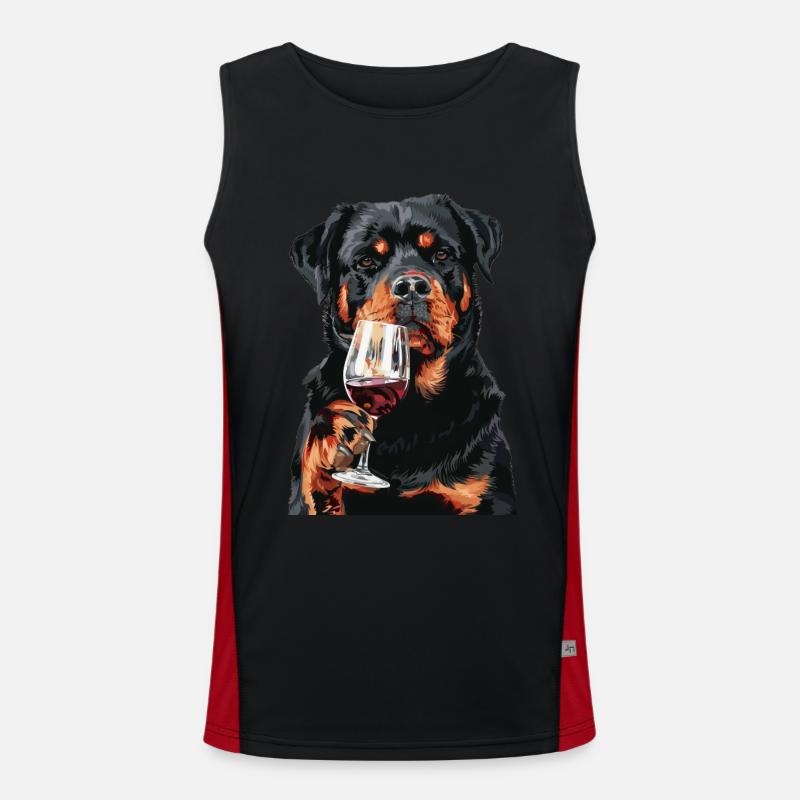 Rottweiler Débardeur respirant contrasté Homme 
