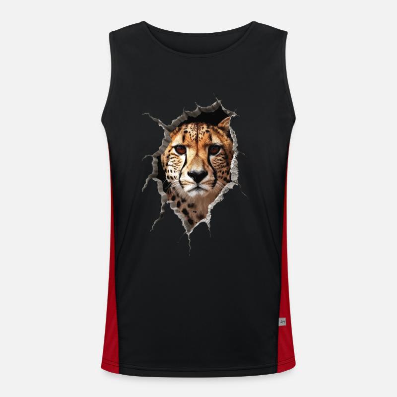 Cheetah Men's Functional Contrast Tank Top 