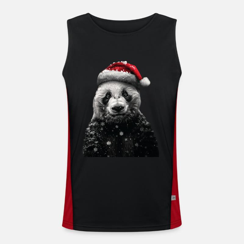 Panda Men's Functional Contrast Tank Top 