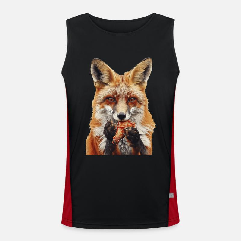 Fuchs Funktionelles Kontrast-Tank Top für Männer 