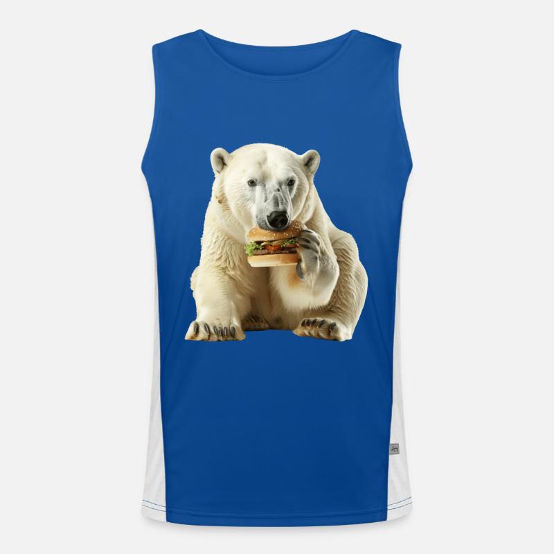 Eisbär Funktionelles Kontrast-Tank Top für Männer 