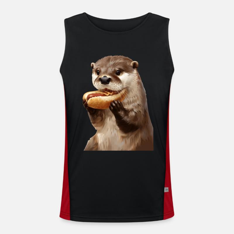 Otter Funktionelles Kontrast-Tank Top für Männer 